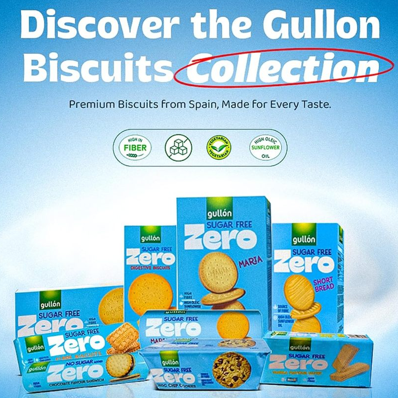 🍪Biscuit&Cookie Sugar Free (Gullon) l บิสกิต&คุ้กกี้ ปราศจากน้ำตาล (กูยอง) สินค้านำเข้าจากประเทศเสปน