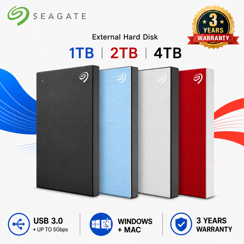 ฮาร์ดดิสก์แบบพกพา 1TB 2TB 4TB ความเร็วสูง One Touch High-speed HDD Portable hard drives 2.5'' External Hard Disk USB3.0