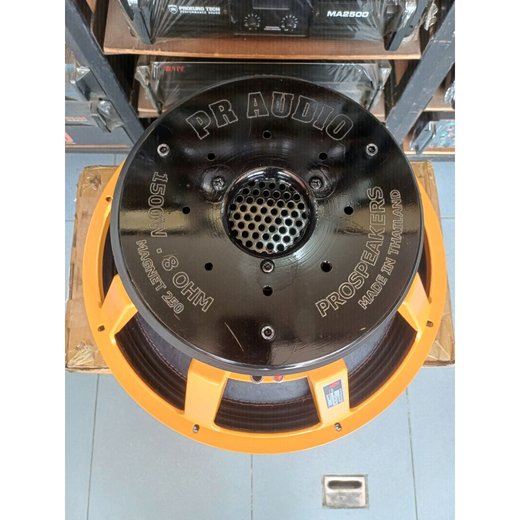 ดอกลำโพง18นิ้วโครงหล่อ PR Audio PR-18 V5 วอยซ์5นิ้ว แม่เหล็ก 250x30 วอยซ์5นิ้ว 1500W