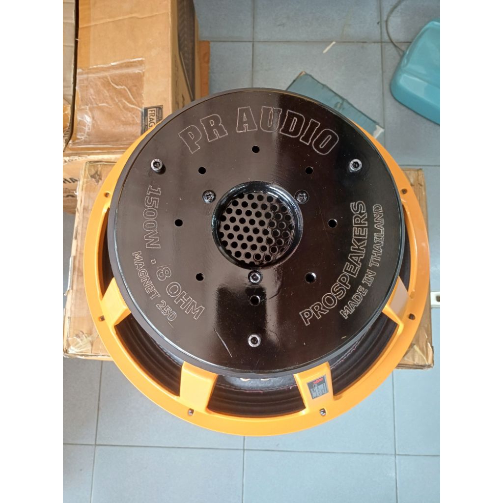 ดอกลำโพง18นิ้วโครงหล่อ PR Audio PR-18 V5 วอยซ์5นิ้ว แม่เหล็ก 250x30 วอยซ์5นิ้ว 1500W