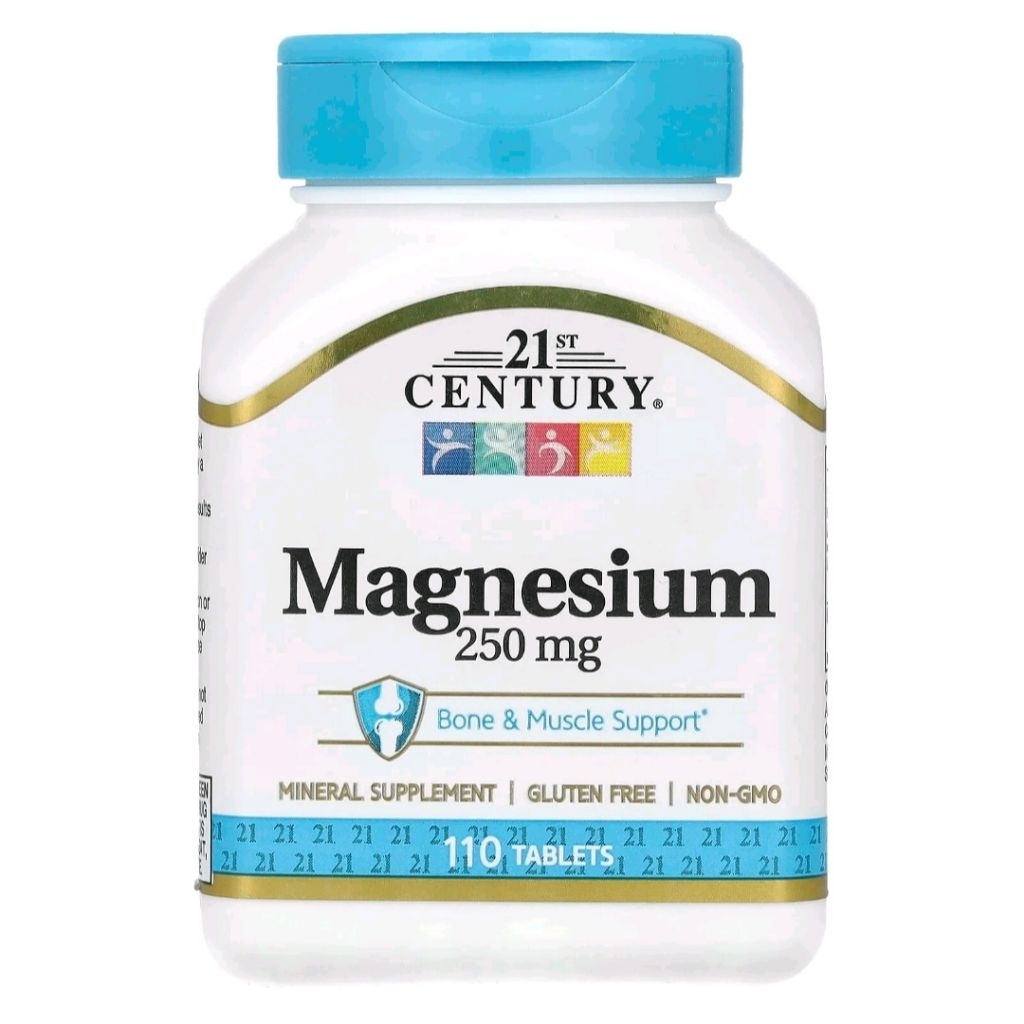 21st Century, Magnesium, 250 mg, 110 Tablets