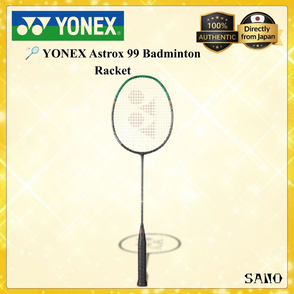 YONEX Astrox 99 Series Badminton Racket Frame - Black/Green (530)