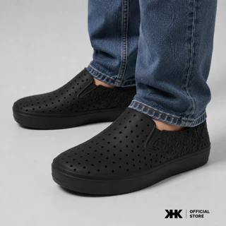 KHK SHOES รุ่น KHK ONE - BLACK สีดำ รองเท้ายาง EVA evashoes กันน้ำ คัทชูยาง