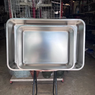 ถาดสแตนเลสรุ่นหนาพิเศษเกรด 304 ลึก10cm มี2ขนาดคือ45x35x10CM และ 60x40x10CM ,ถาดสแตนเลสใส่อาหารรุ่นหนาพิเศษ และ ลึกพิเศษ