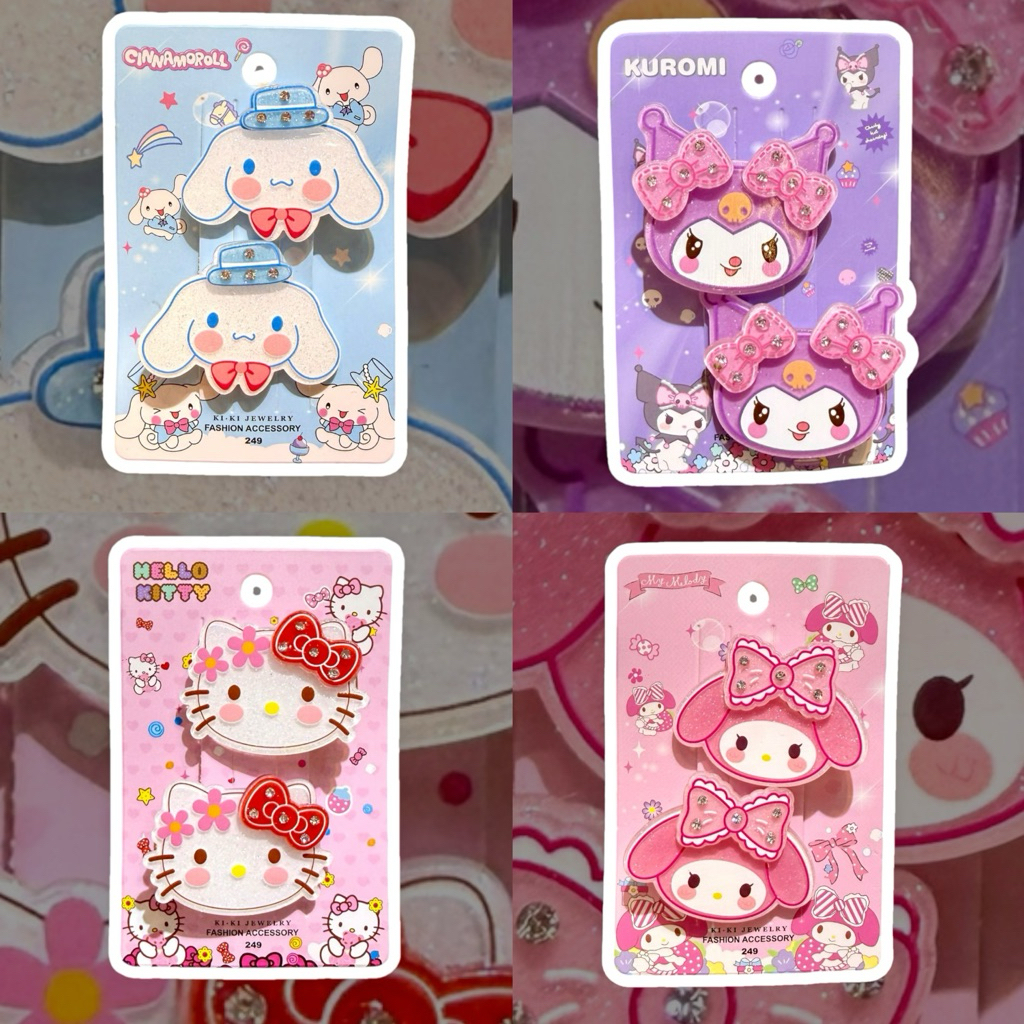 🇹🇭กิ๊บการ์ตูนรวมแก๊งซาริ น่ารักทุกลายสินค้ามีพร้อมส่งในไทยส่งไวทุกวัน