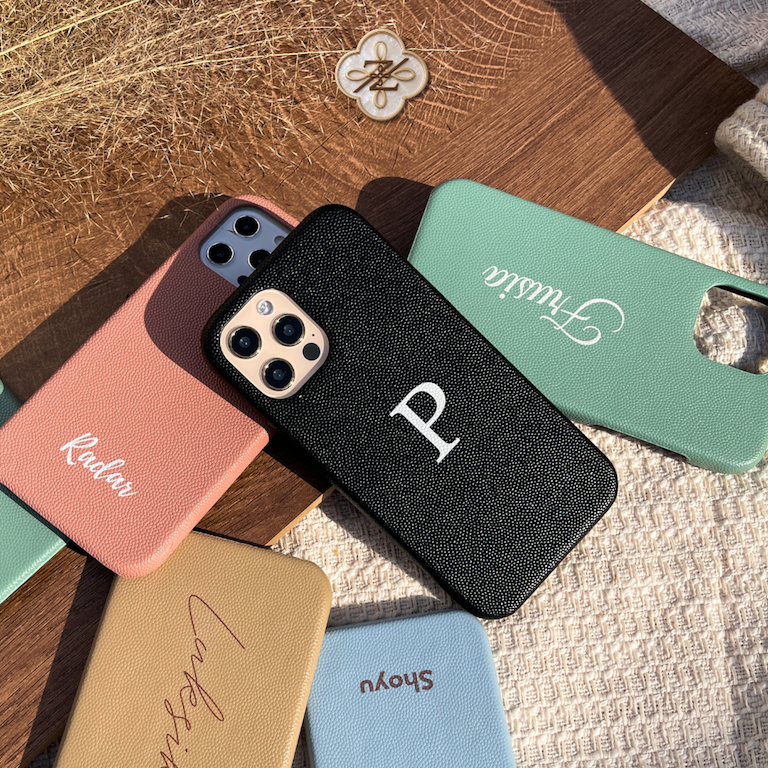 ZENE - Absolute Caviar Phone Case เคสหนังลายคาเวียร์ เคสโทรศัพท์ Z07