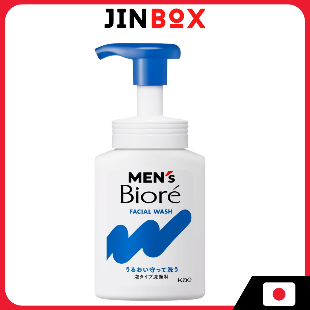 Men's Biore โฟมล้างหน้าสำหรับผู้ชาย ทำความสะอาดล้ำลึก