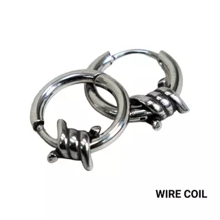 URTHE - ต่างหู สแตนเลส Unisex