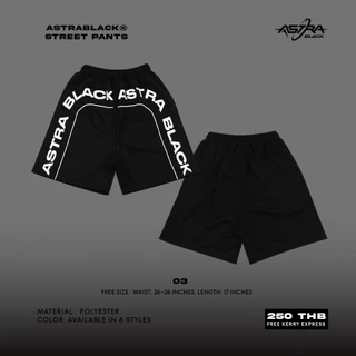 ASTRABLACK - WARM SHORTS (กางเกงวอร์มขาสั้นสีดำ)