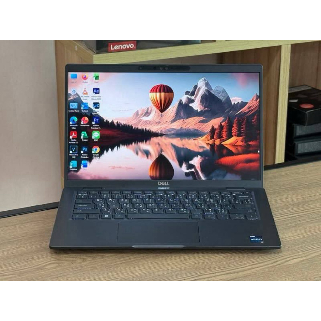 Dell Latitude 7430 i7-1265U vPro SSD256GB RAM16GB Win11Pro คีย์บอร์ดไฟ ภาษาอังกฤษ เครื่องมือสอง