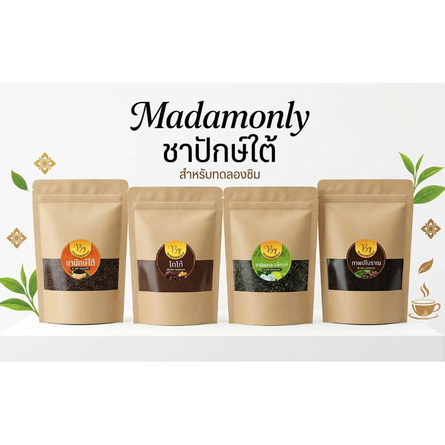 โกโก้ กาแฟโบราณ ชาเขียวนม ชาปักษ์ใต้ (รุ่นแบ่งขาย) สูตรเด็ดของทางร้าน