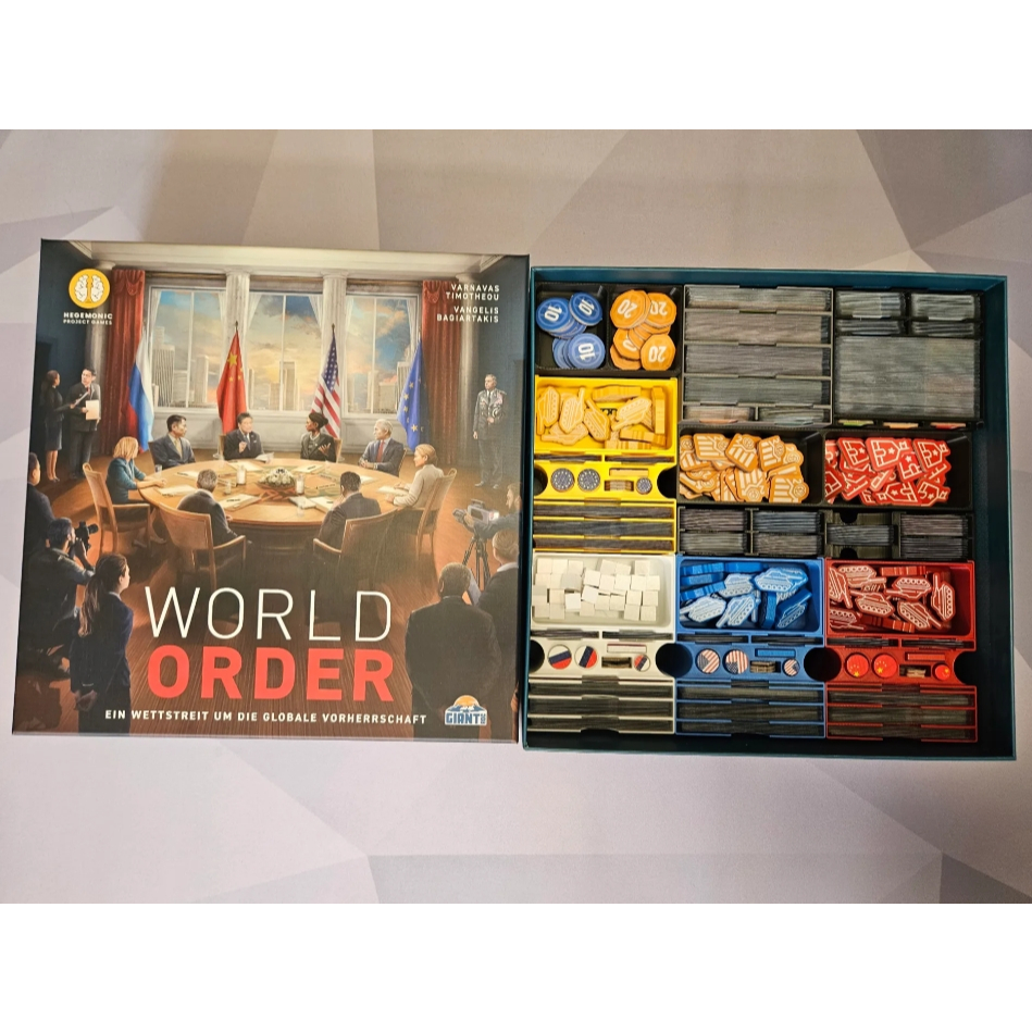 [Make to Order] Organizer for Board Game - World Order Organizer (incl. Expansion)