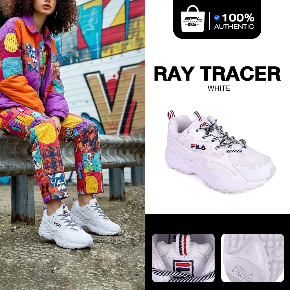 Fila ฟีล่า รองเท้าผ้าใบ รองเท้าลำลอง UX Ray Tracer 1RM01153D-100 WHT (2990)