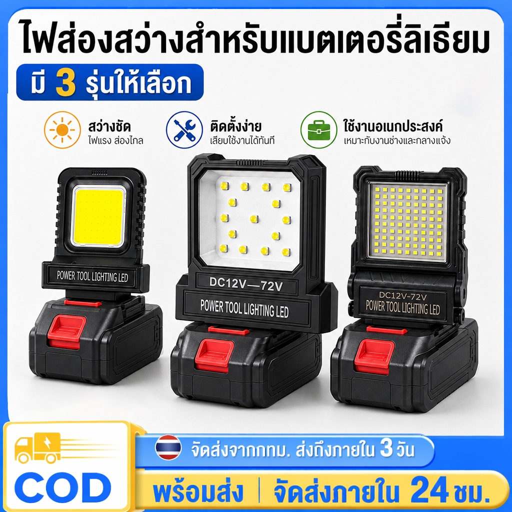 ไฟ LED ทํางานขนาดเล็ก ช็อกเก็ต แบบปรับได้ เหมาะสำหรับงานกลาง