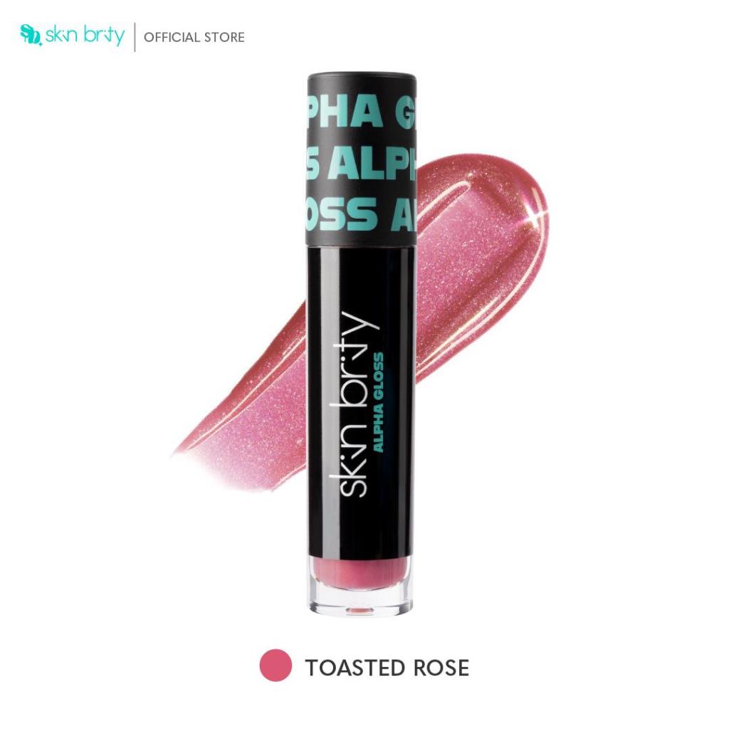 (GWP) SKIN BRITY Alpha Gloss Stay Glossy Lip Gloss #04 Toasted Rose