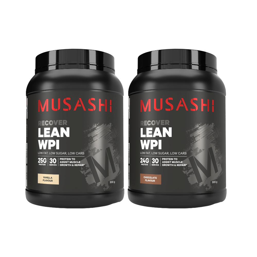 Musashi Lean WPI เวย์โปรตีนไอโซเลต แลคโตสต่ำ แพ็คคู่ 2 กระปุก