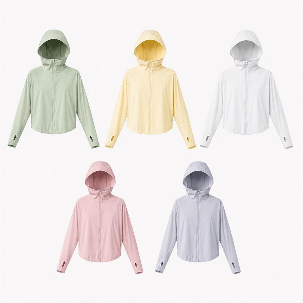 Atipashop - Solar UV Hoodie | เสื้อฮู้ด กันแดด น้ำหนักเบา ดีไซน์ซิปหน้า สวมใส่ง่าย