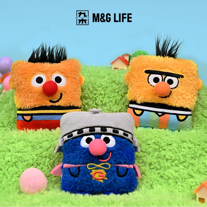M&G Life x Sesame Street Cute "Little Zhi" Series Plush Blind Box Keychain/Figure Vol. 1-Vol. 2