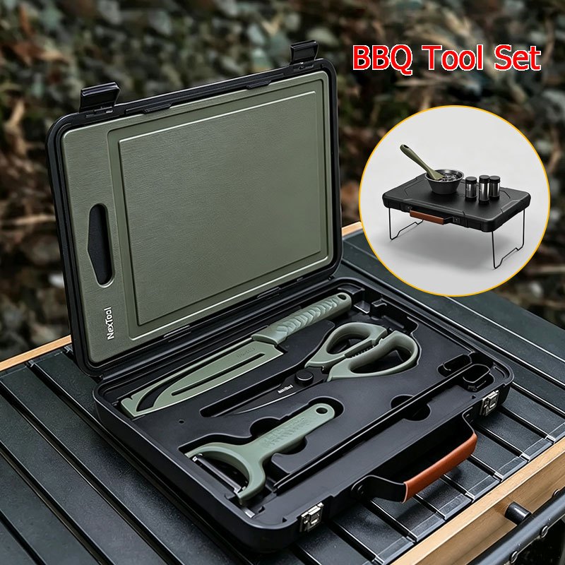 การจัดส่งของกรุงเทพฯ⚡ชุดเครื่องครัว Nextool BBQ Tool Set ขนาดพกพา เป็นโต๊ะในตัวได้
