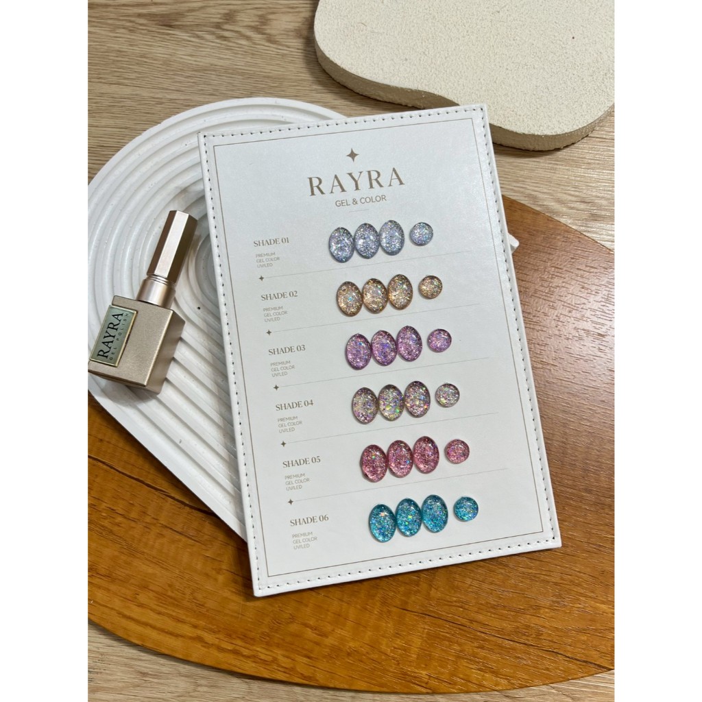 Rayra  Glitter  laser  6 สี (RP21) NON-TPO พร้อมชาร์จสำเร็จรูป