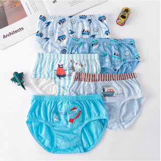 (พร้อมส่ง) กางเกงในเด็กชาย ผ้าฝ้าย Set 5 ตัว ผ้านุ่ม ใส่สบาย