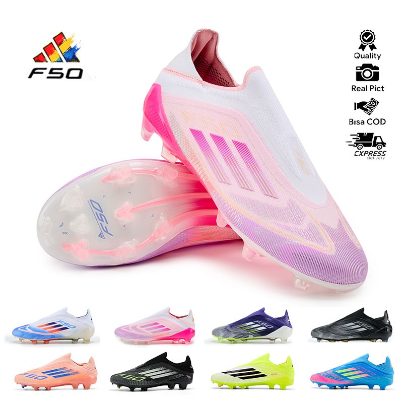 รองเท้าฟุตบอล F50 Club Firm Ground Football Soccer Shoes Unisex