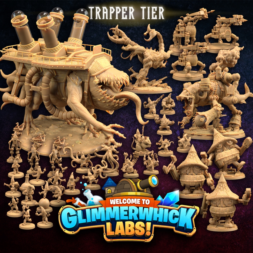 D&D Miniature 32mm - Welcome to Glimmerwhick Labs | Resin TRPG บอร์ดเกม [Made to order ส่งภายใน 1-3 