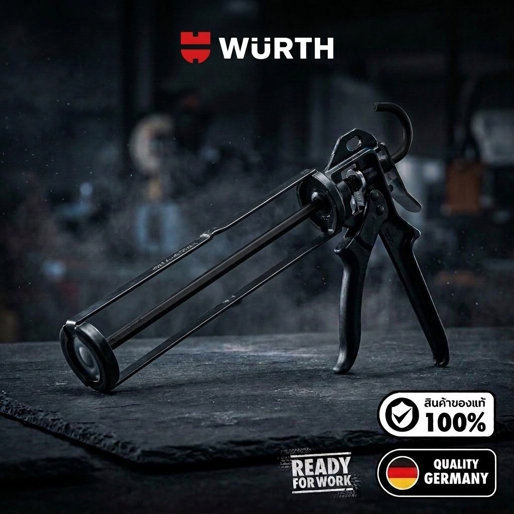 Wurth Cartridge Gun ปืนยิงกาวซิลิโคน แบบเปลือย 310 มล.