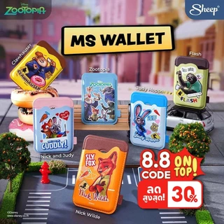 [MS Wallet Zootopia]Zootopia Collection ที่ใส่บัตรแม่เหล็กแปะด้านหลังมือถือ ซูโทเปีย ใช้กับเคสที่มีMagnet กระเป๋าใส่บัตร