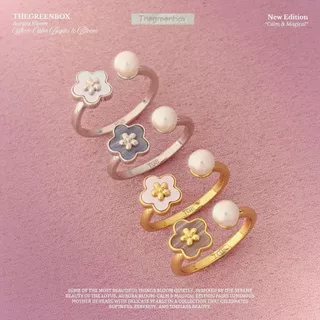 แหวน Aurora Bloom Pearl Ring - The Green Box