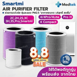 ไส้กรอง RFID ทุกรุ่น✅สำหรับ เครื่องฟอกอากาศ Xiaomi 4 / 4 Lite/ 4 Pro/ Pro H/ 2S/2H/Pro/3H Filter For Xiaomi Air Purifier