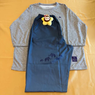 🎉 ส่งด่วน ชุดนอนการบินไทย สีกรม JIM THOMPSON x THAIAIRWAYS ของดี