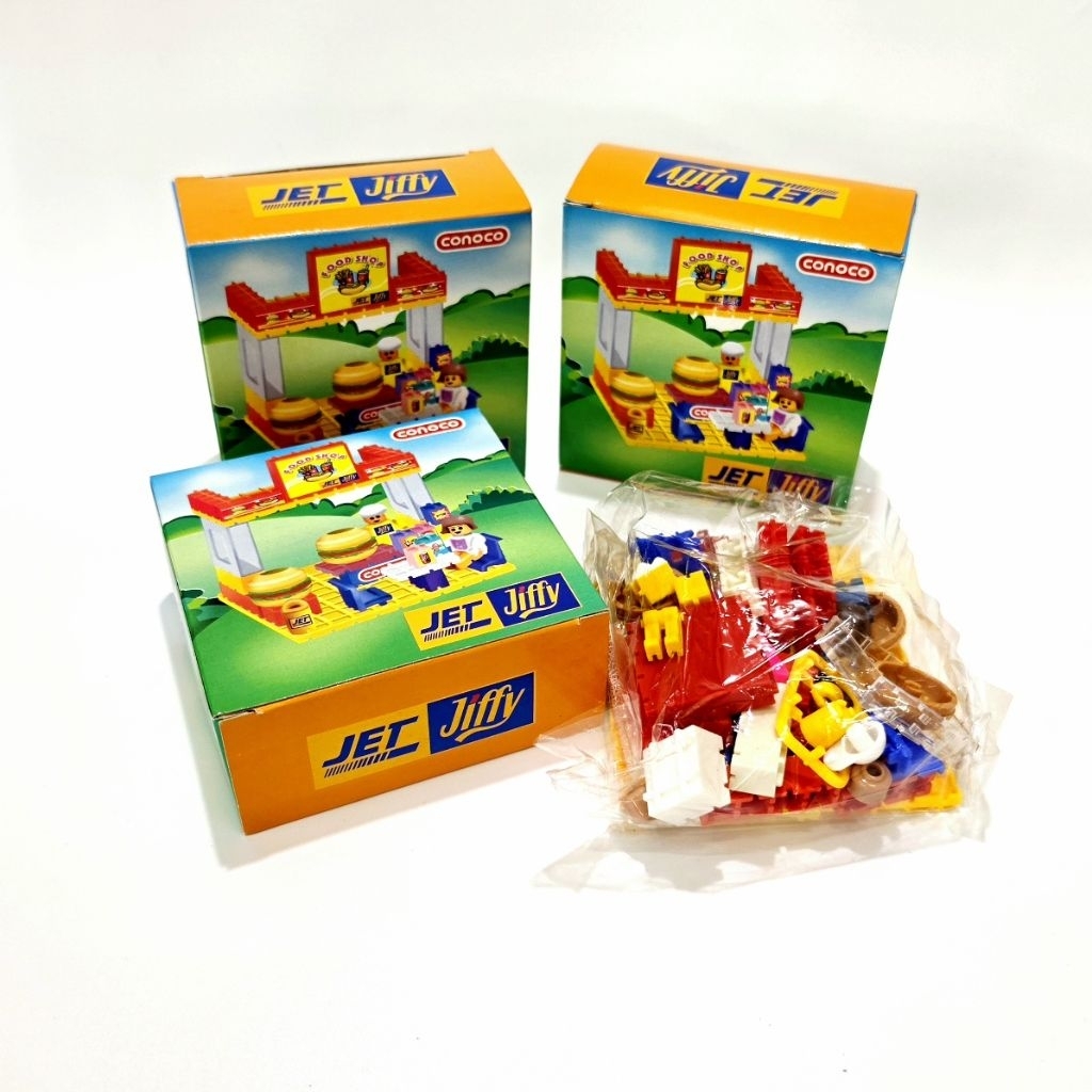 ของเล่นชุดตัวต่อเลโก้ Conoco Jet Jiffy Food Shop 🍿