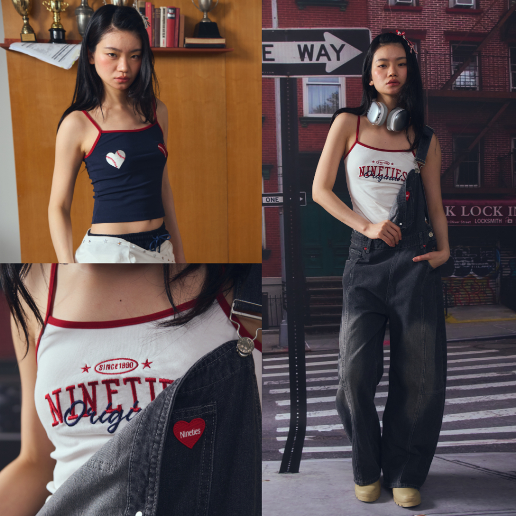 Nineties Design : Sport Nostalgia Tank Top เสื้อสายเดี่ยว รุ่น Besties