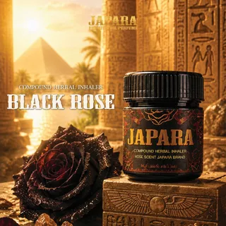 JAPARA ยาดมสมุนไพร กลิ่น Black Rose | Compound Herbal Inhaler Rose Scent