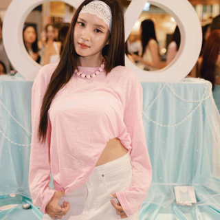 Sistersfabric - Romy long sleeve เสื้อแขนยาวผ้าสลาฟมีความยืดยุ่น สกรีนลายใส่สบาย