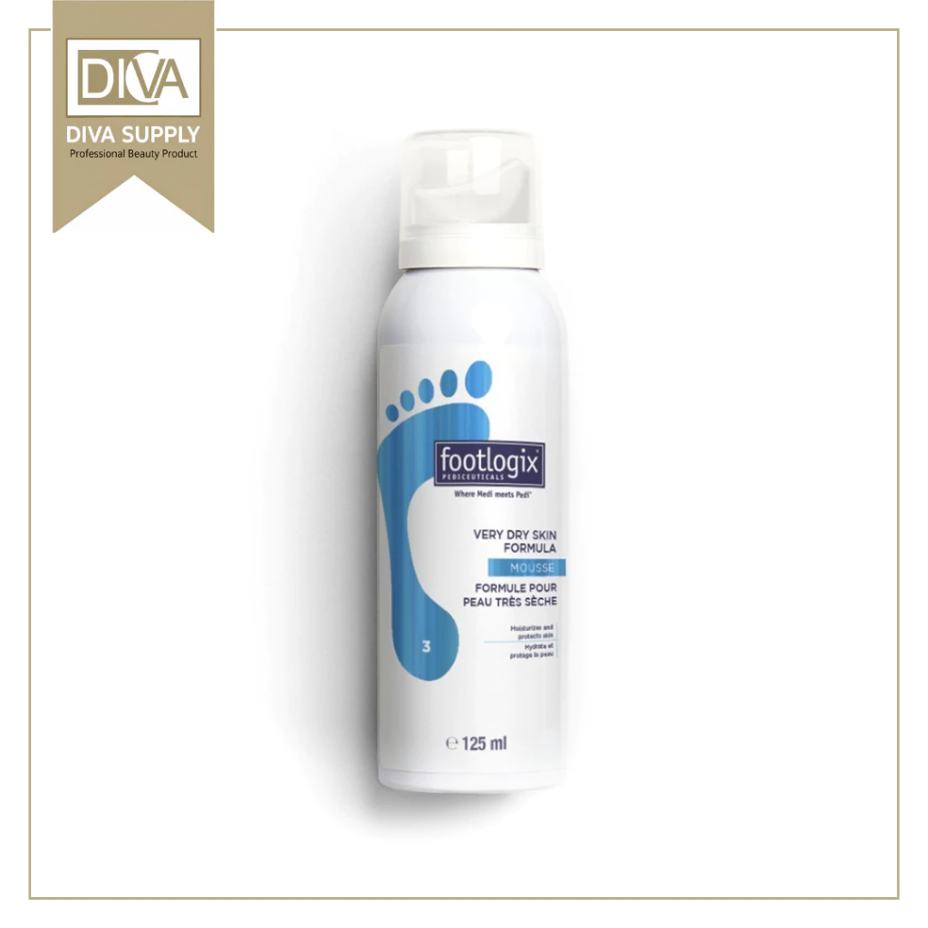 Footlogix #3 มูสบำรุงส้นเท้า ครีมทาส้นเท้า สำหรับเท้าแห้งมาก ซึมไว ไม่เหนียว 125ml