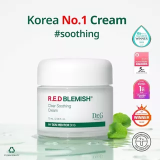 Dr.G R.E.D Blemish Clear Soothing Cream 70 ml / Blemish Clear Hyal-Cica Soothing Serum 50 ml
