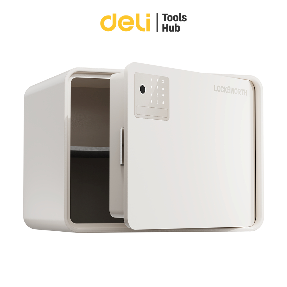 Deli ตู้เซฟนิรภัย ตู้เซฟ ตู้นิรภัย อัจฉริยะ Wi-Fi ควบคุมอัจฉริยะ ทันสมัย ทำงานผ่านแอป ทนทาน safe box
