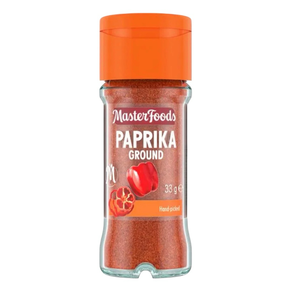 F Masterfoods paprika ground 33 g. มาสเตอร์ฟู้ด ผงปาปริก้า จากออสเตรเลีย🇦🇺fl