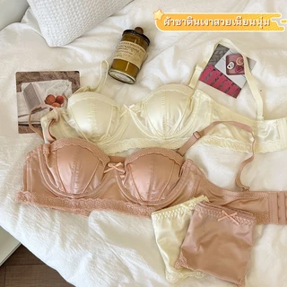 angel✨บราลูกไม้ สำหรับสาวหน้าอกเล็ก 🎀มีโครงเหล็กยกทรง สายสะพายถอดได้ ใส่เป็นบราปาดอกได้ 📦สินค้าพร้อมส่ง