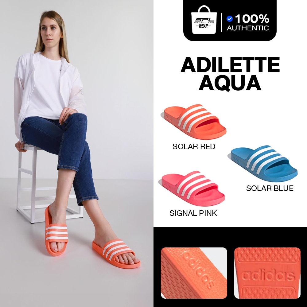 Adidas Collection รองเท้าแตะ รองเท้าแบบสวม SPF Adilette Aqua FY8048 / FY8096 / FW4292 / FY8107 / FY8047 (700) EOSS