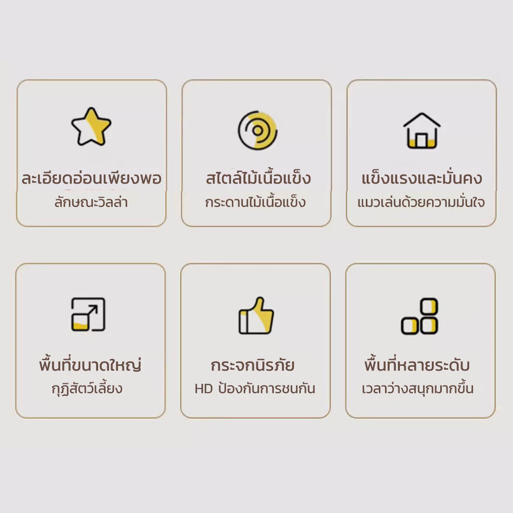 Cat Villa วิลล่าแมว บ้านแมว คอนโดแมว บ้านแมว กรงแมว ระบายอากาศได้ดี ไม่ร้อน กรงแมว กรงแมวแบบใหญ่ๆ thumbnail 10