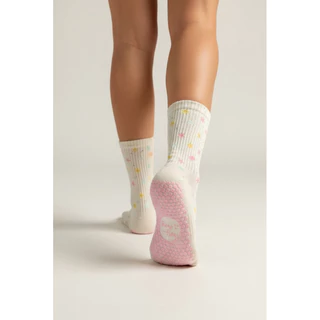 ถุงเท้าพิลาทิส Lucky Honey X GlowFlow Active - The Stardust Crew Grip Sock (Limited Edition)