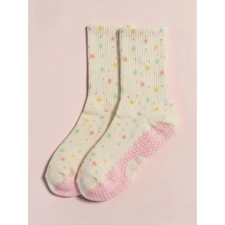 ถุงเท้าพิลาทิส Lucky Honey X GlowFlow Active - The Stardust Crew Grip Sock (Limited Edition)