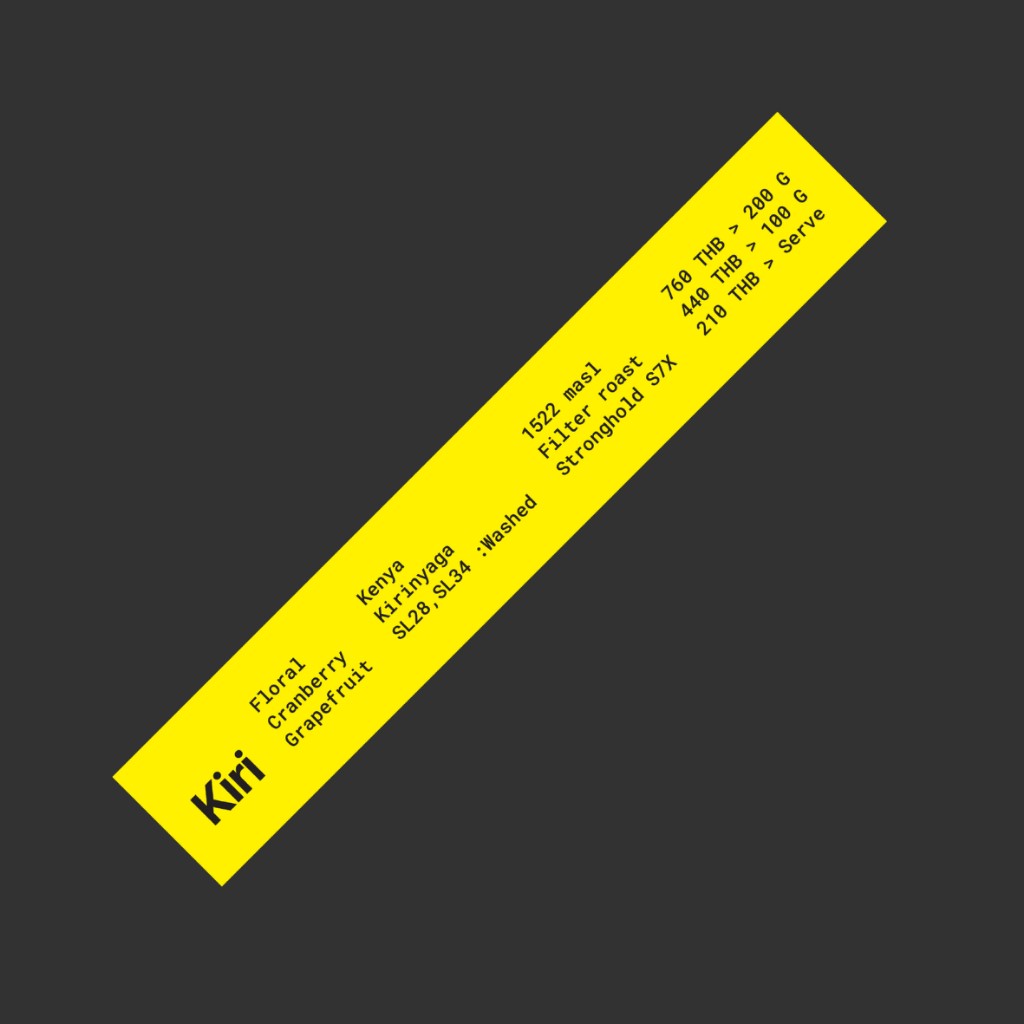 Livid coffee - Kiri - Kenya - Washed - Floral, Cran berry, Grapefruit