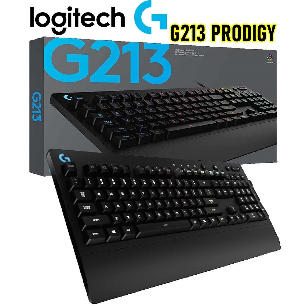 คีย์บอร์ดเกมมิ่ง LOGITECH G213 PRODIGY RGB GAMING KEYBOARD