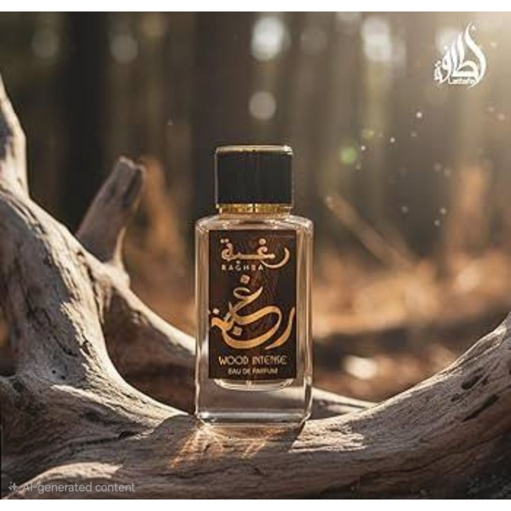 Raghba wood intense by lattafa perfume 100ml