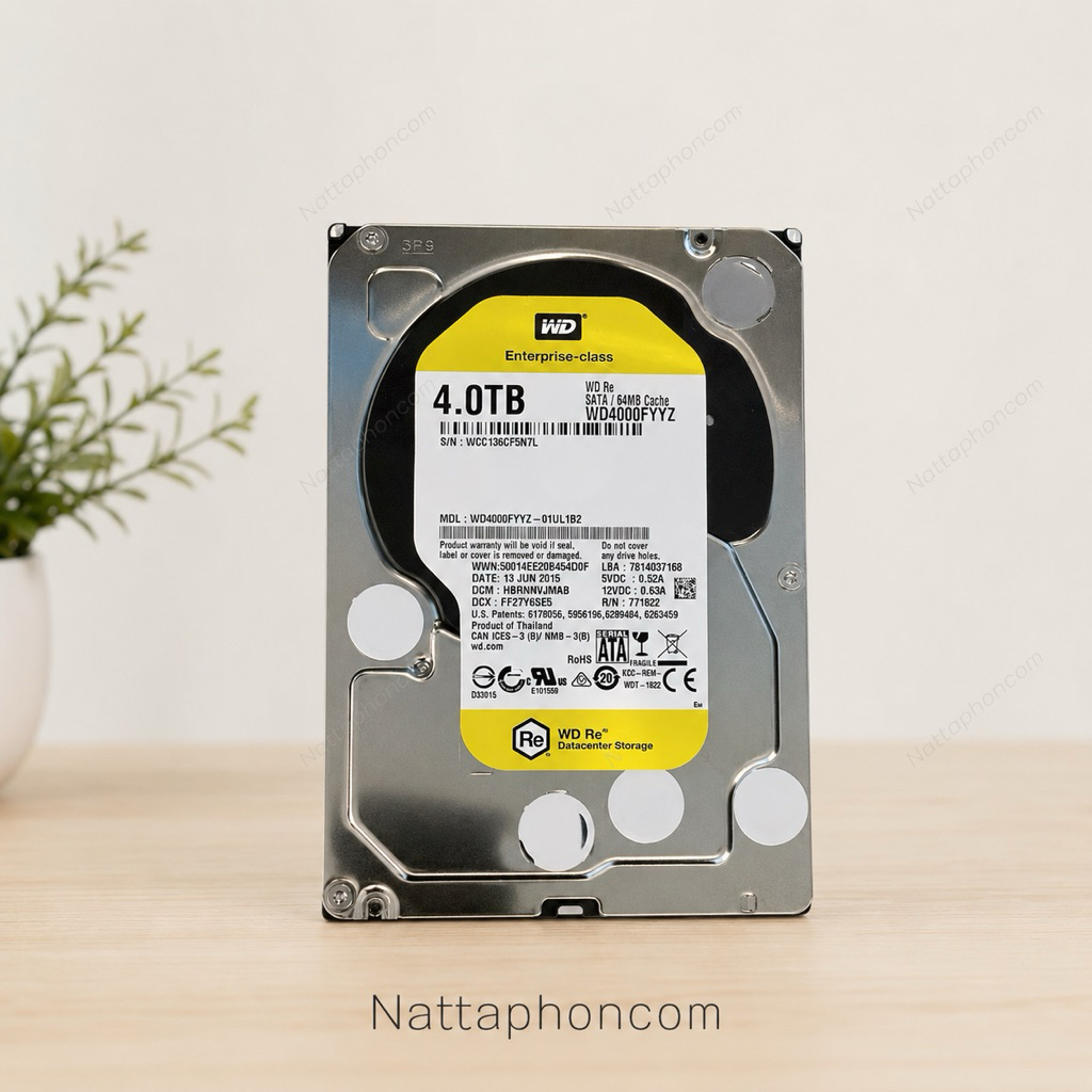 Harddisk 4TB HDD มือสอง WD/seagate/Toshiba/HGST