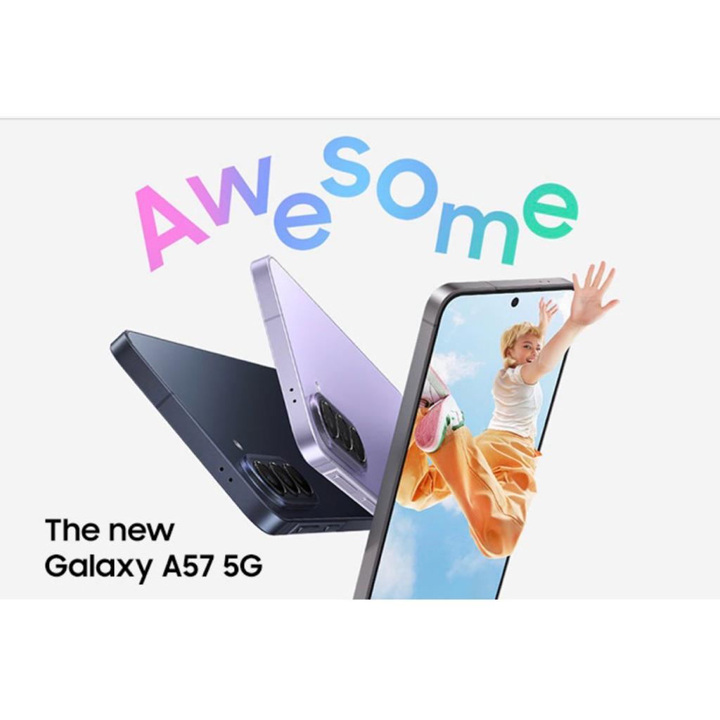 Samsung Galaxy A57 5G แบตเตอรี่ที่ใช้ได้ถึง 2 วันด้วยการชาร์จครั้งเดียว รับประกันศูนย์ซัมซุง